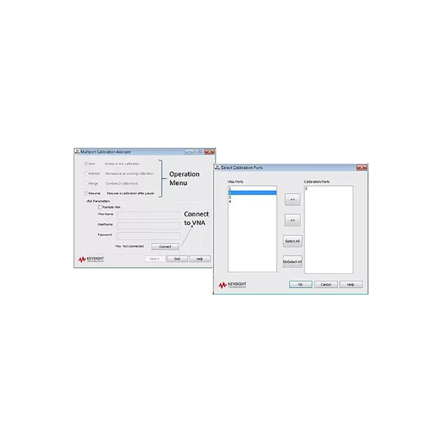 Opzione Keysight S97552B Assistente per Calibrazione Multiporta