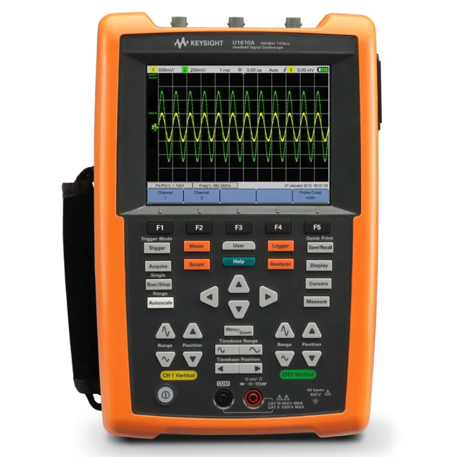 Oscilloscopio portatile Keysight U1610A 100 MHz a 2 canali