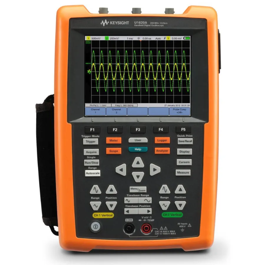 Oscilloscopio portatile Keysight U1620A 200 MHz a 2 canali