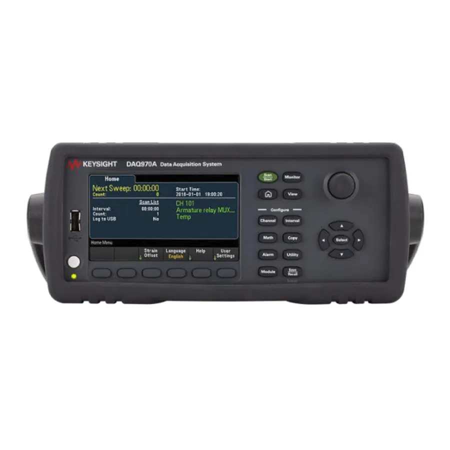 Soluzione Keysight U3900DAQ/001/100/101 di multiplexing e controllo