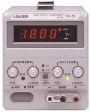 Leader 718-5D Alimentatore CC