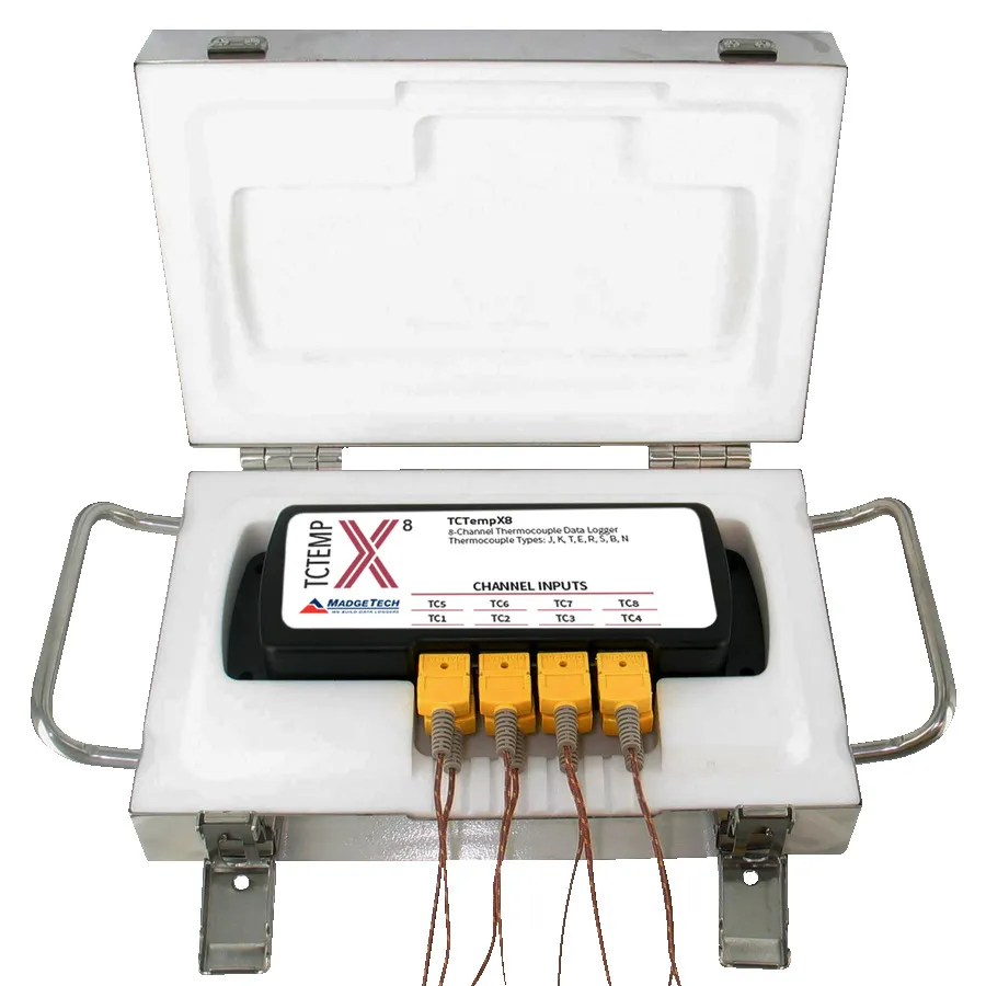 MadgeTech 900437-00 ThermoVaultX8 Registratore di Temperatura Forno