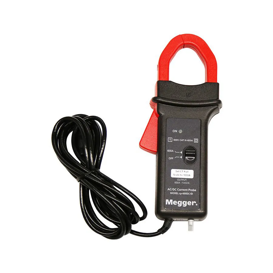 Set di pinze amperometriche Hall Effect Megger CP-600DC-ID-KIT