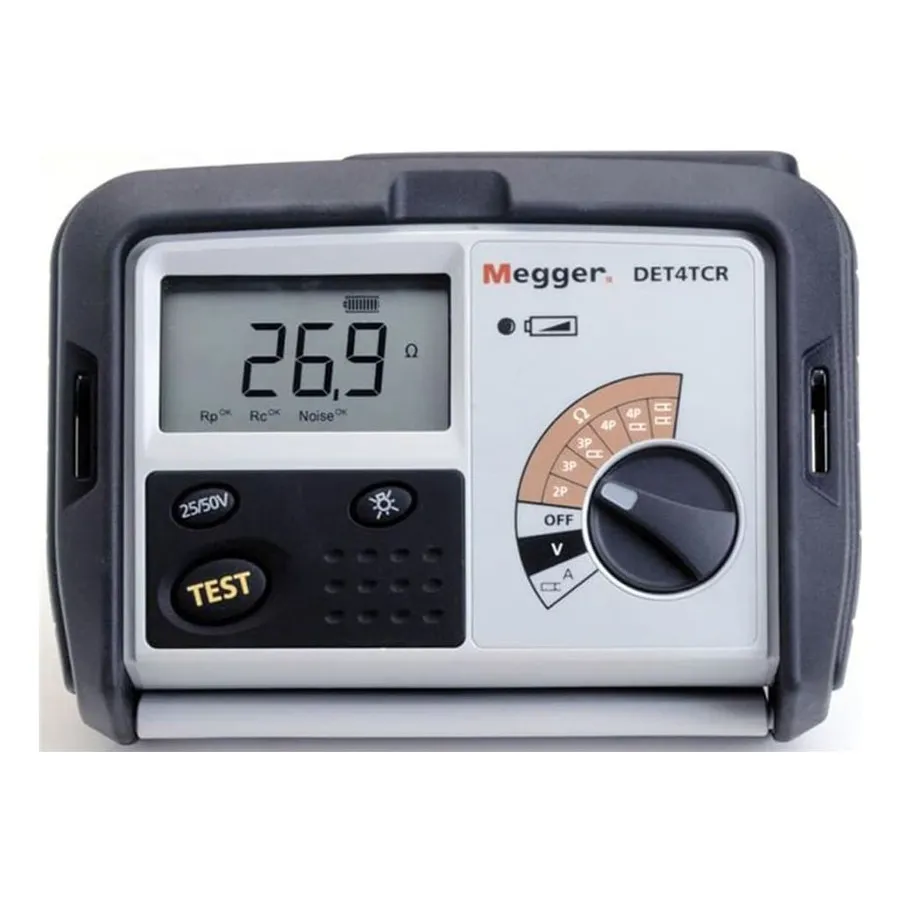 Megger DET4TCR2 + ETK50C Misuratore di Resistenza di Terra