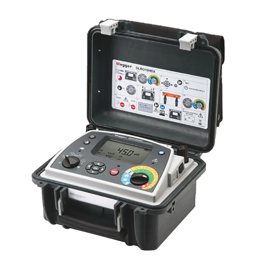 Megger DLRO-10HDX-NLS Micro-Ohmmetro