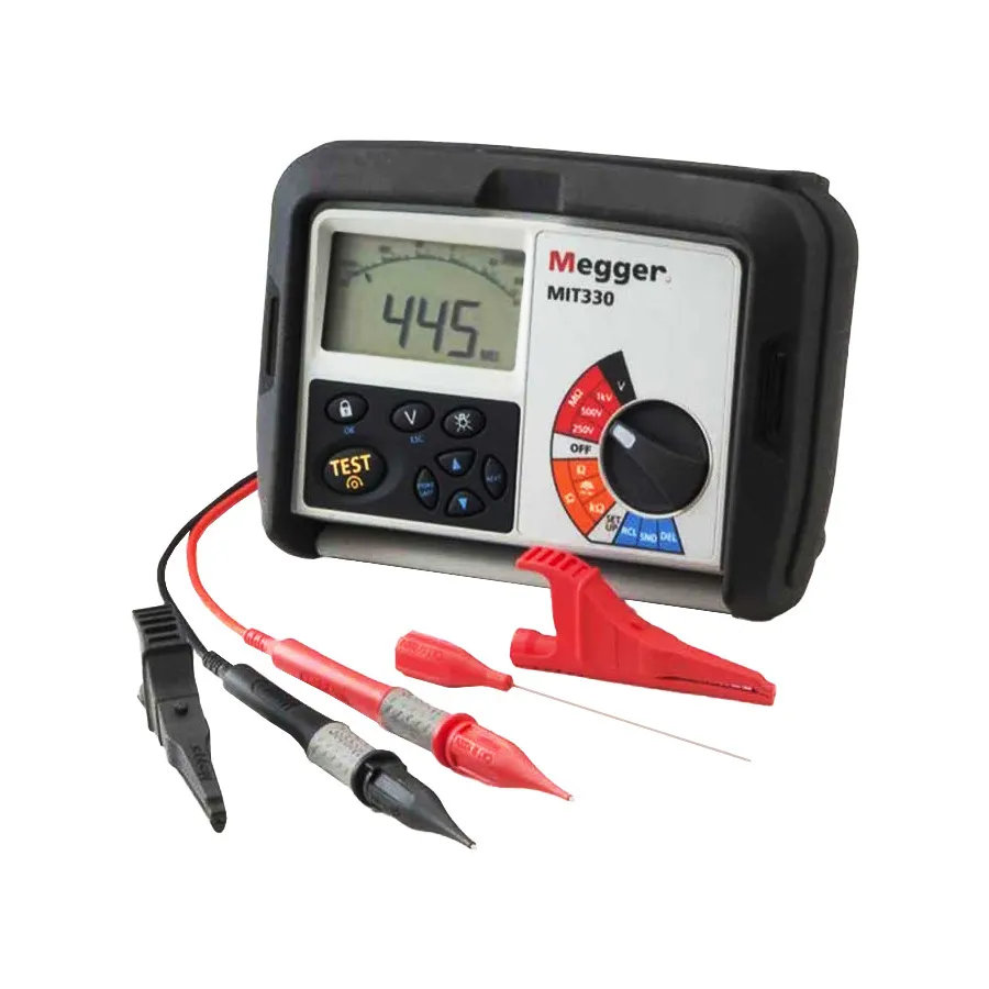 Tester di isolamento e continuità Megger MIT330