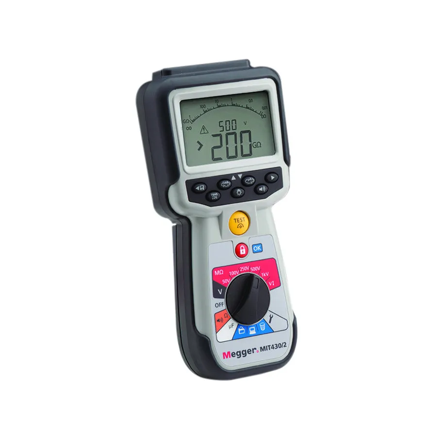 Tester di isolamento e continuità Megger MIT430/2