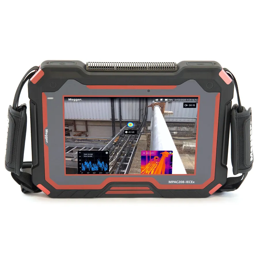 Fotocamera acustica e verificatore Megger MPAC208-IECEx Pro Kit