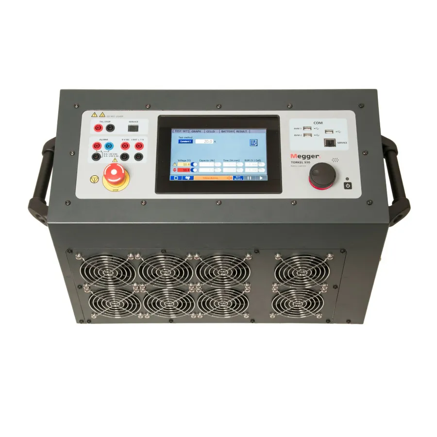 Sistema di Test di Scarica Batteria Megger Torkel910