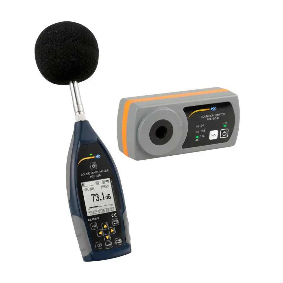Kit misuratore di livello sonoro PCE Instruments PCE-428-KIT-N