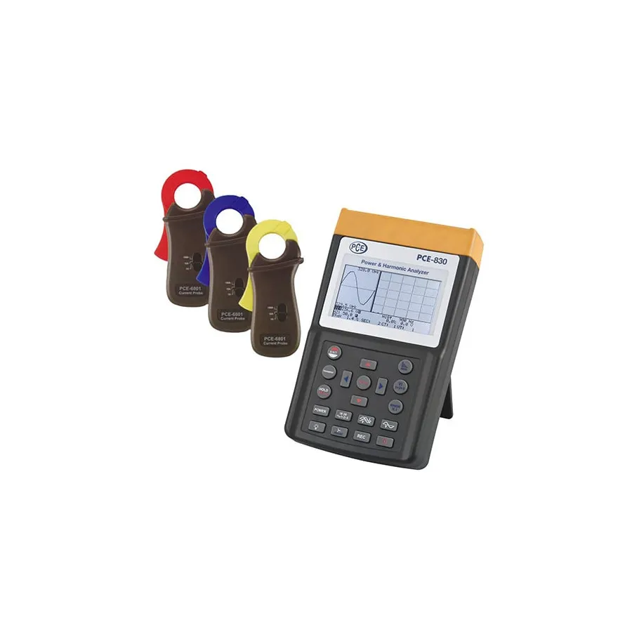 PCE Instruments PCE-830-1 Misuratore di Potenza Trifase con Registrazione Dati