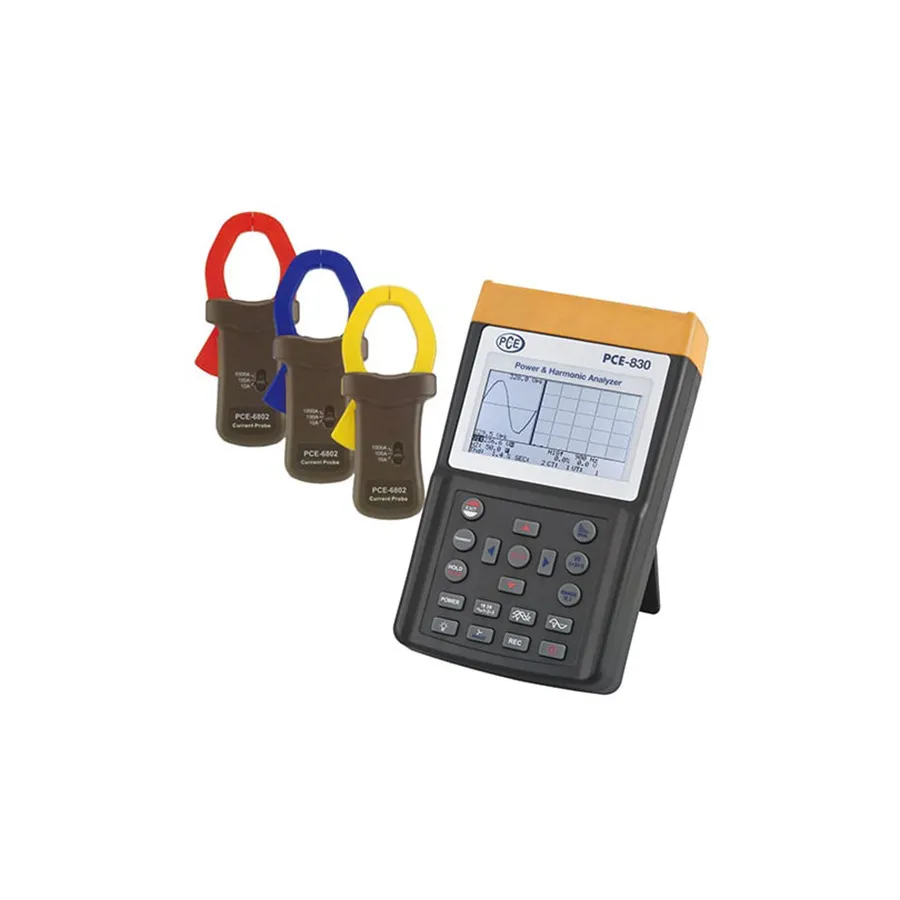 PCE Instruments PCE-830-2 Misuratore di Potenza Trifase con Registrazione Dati