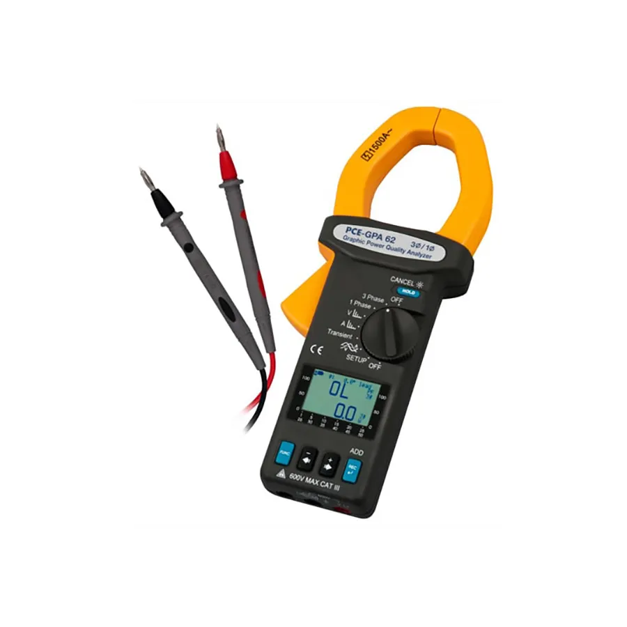 Analizzatore di Potenza Trifase PCE Instruments PCE-GPA 62