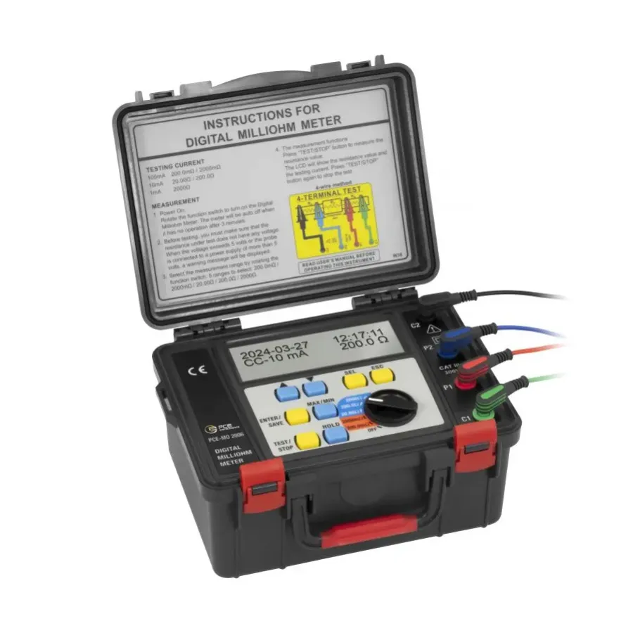 Milliohmmetro PCE Instruments PCE-MO 2006