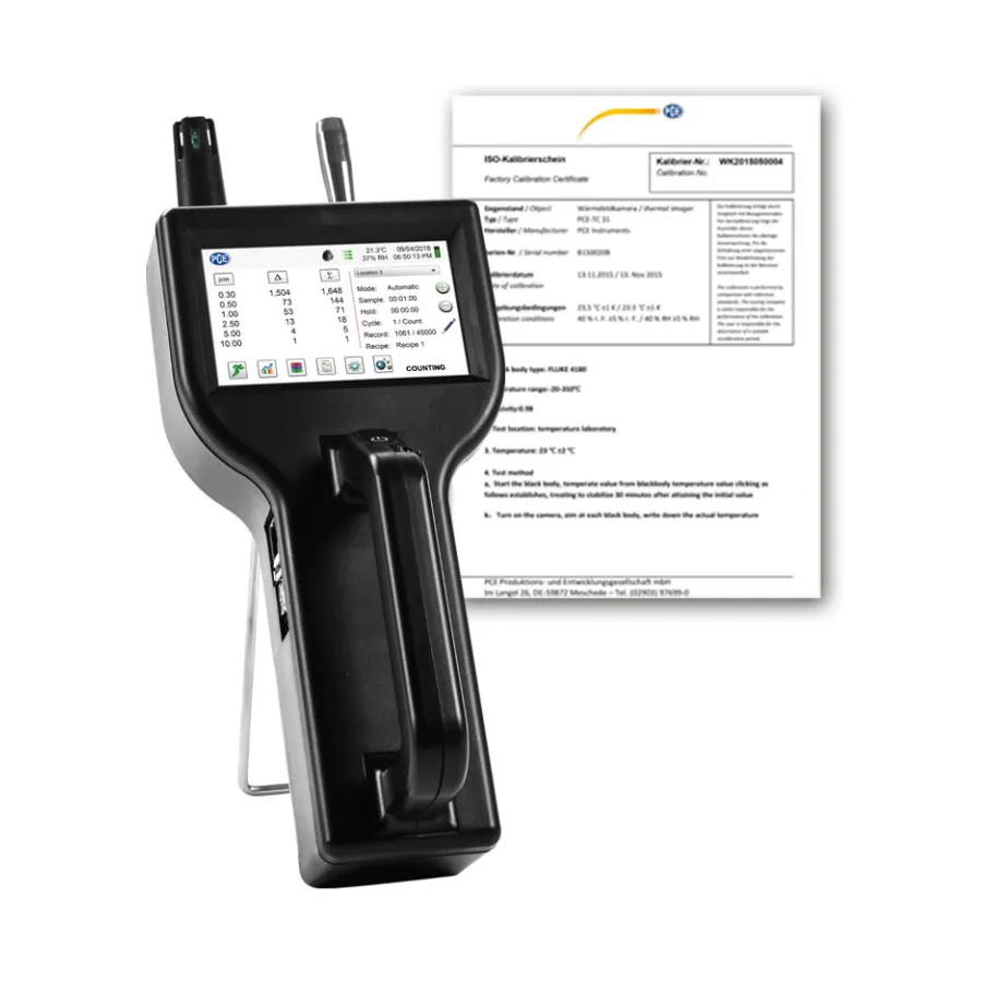 Contatore di particelle PCE Instruments PCE-PQC 10US