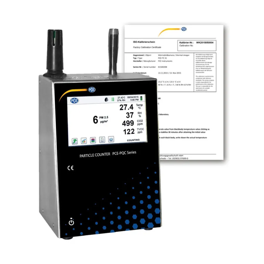 PCE Instruments PCE-PQC 22US Contatore di Particolato