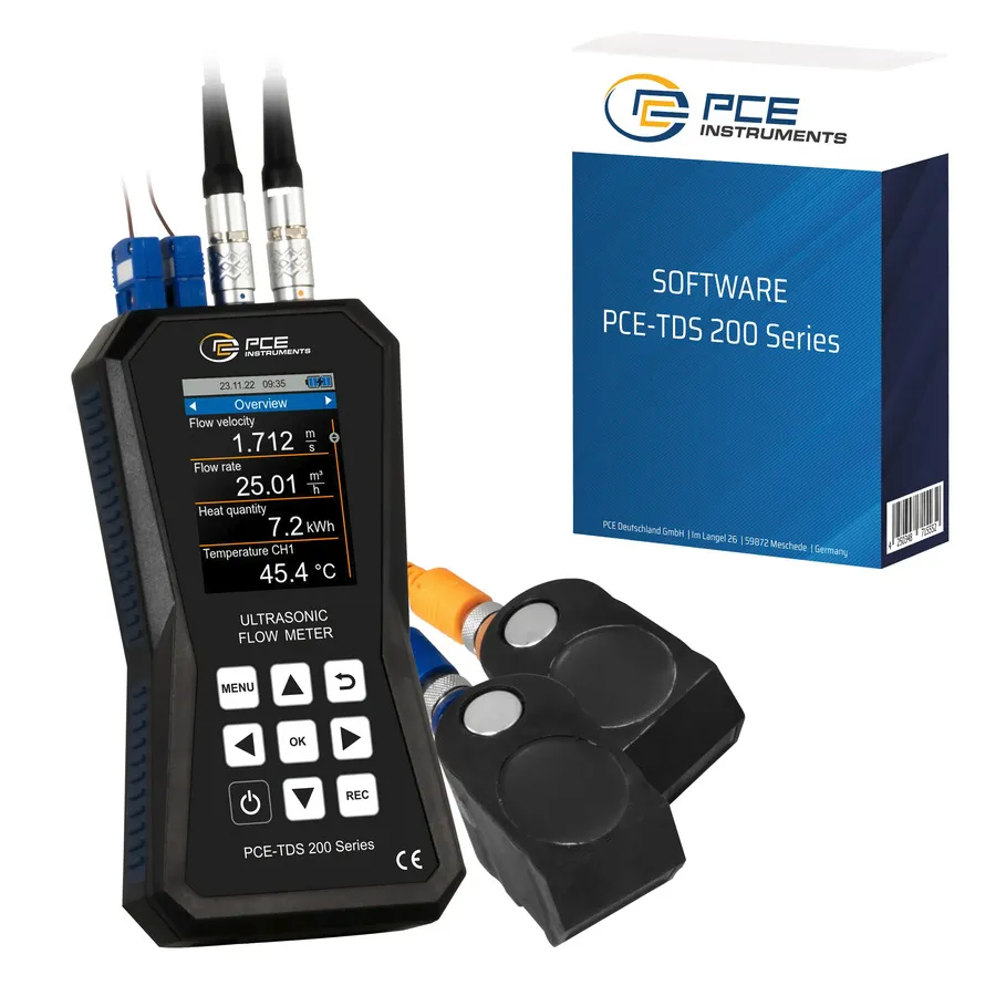 PCE Instruments PCE-TDS 200+ M-SW-KIT Flussometro Ultrasonico