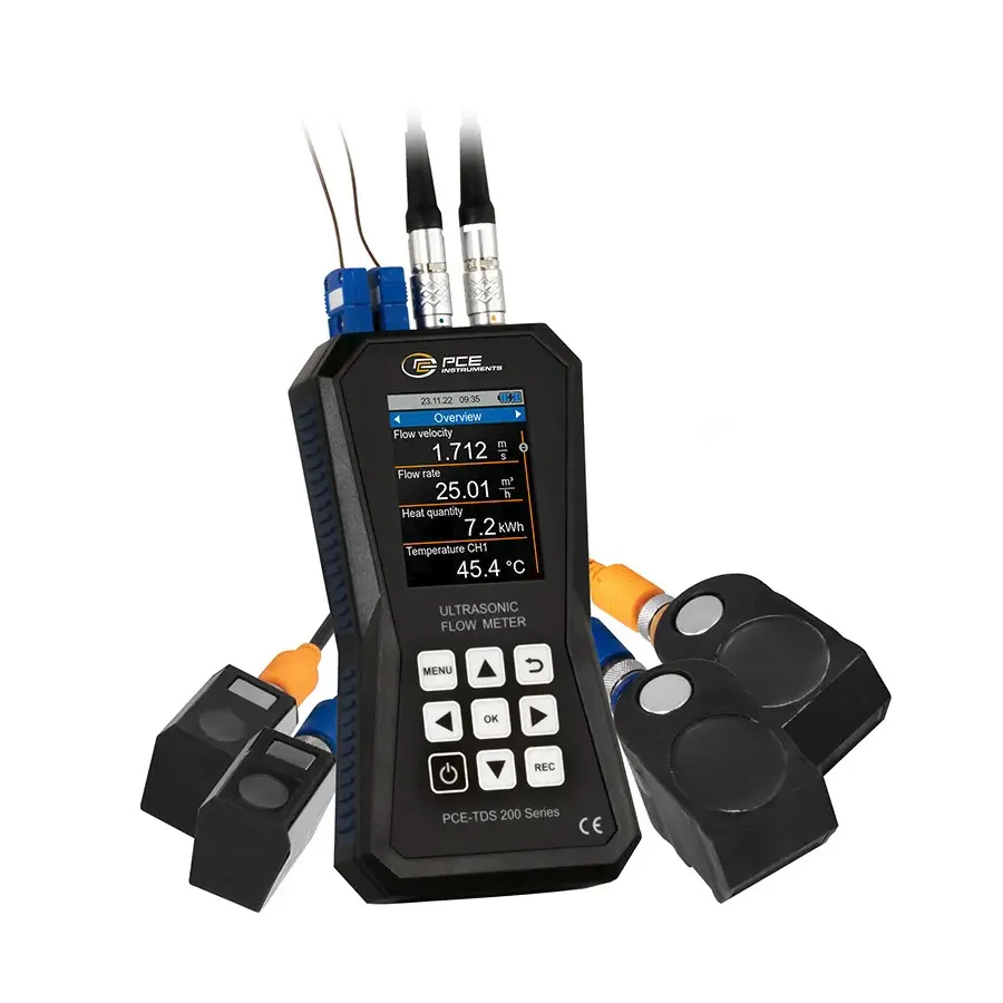 Misuratore di portata ultrasonica PCE Instruments PCE-TDS 200+ SM