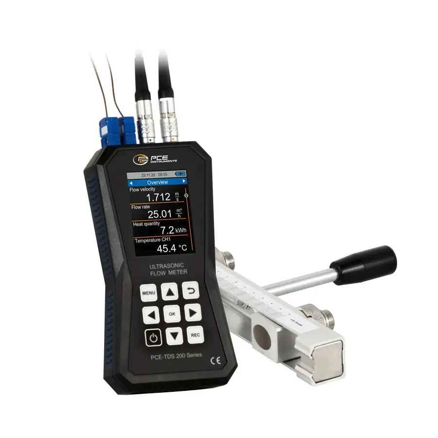 Misuratore di portata ultrasonica PCE Instruments PCE-TDS 200+ SR