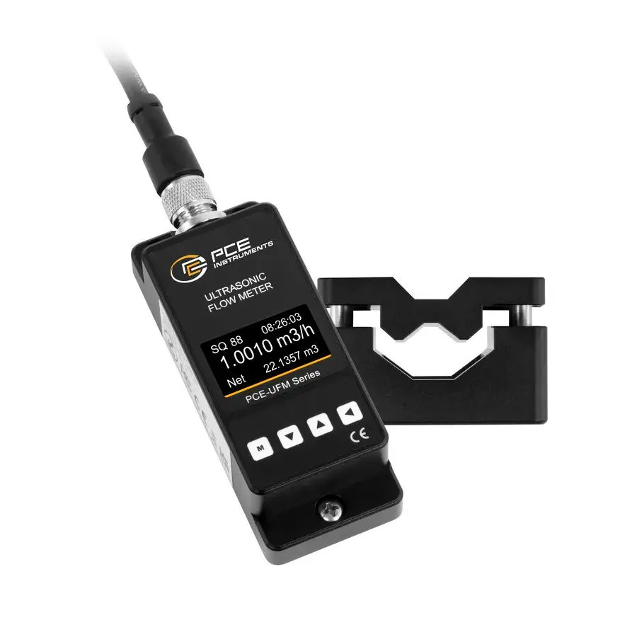 Misuratore di portata ultrasonica a pinza PCE Instruments PCE-UFM 10