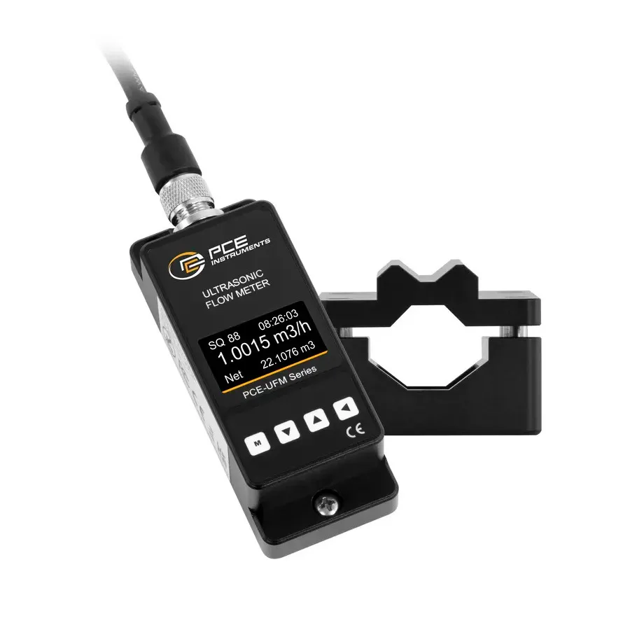 Misuratore di portata ultrasonica a pinza PCE Instruments PCE-UFM 15