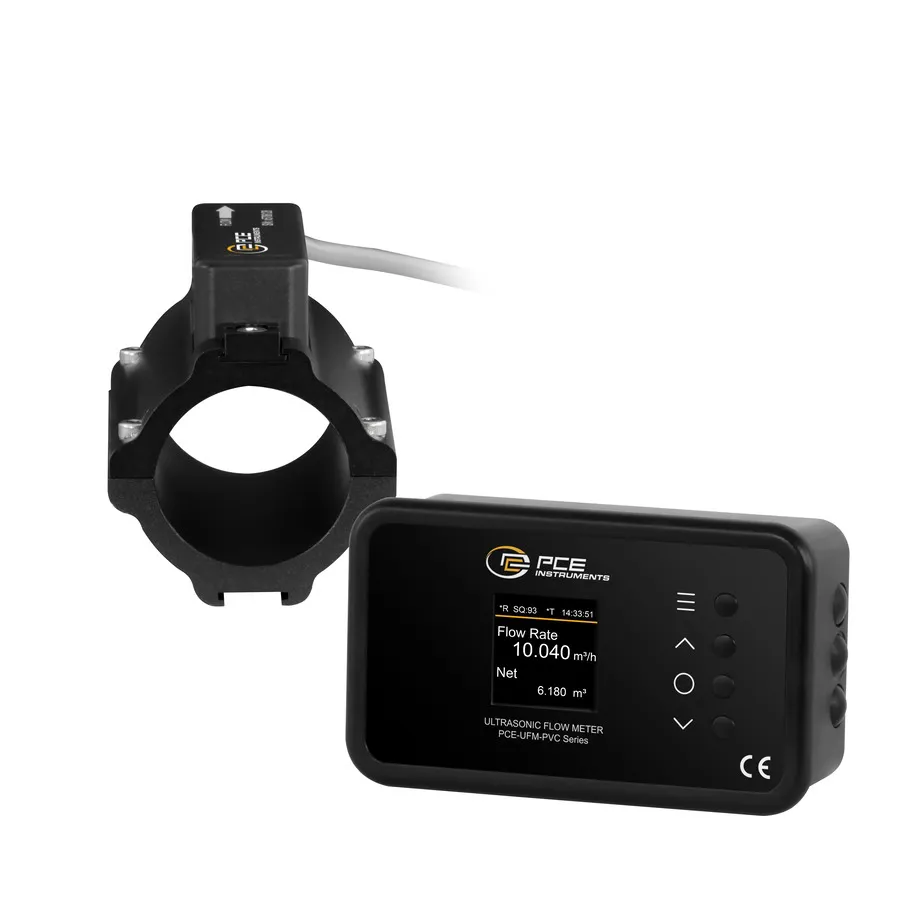 PCE-UFM 40PVC Misuratore di portata ultrasonica a pinza