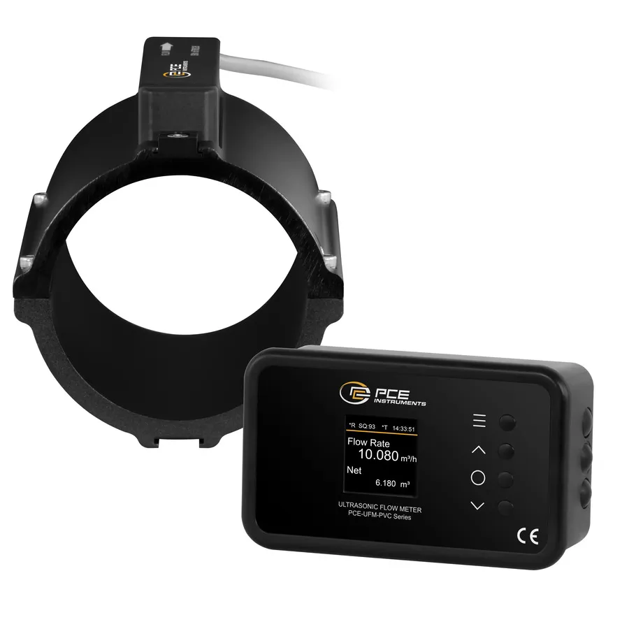 PCE Instruments PCE-UFM 80PVC Misuratore di Flusso Ultrasonic a Pinza