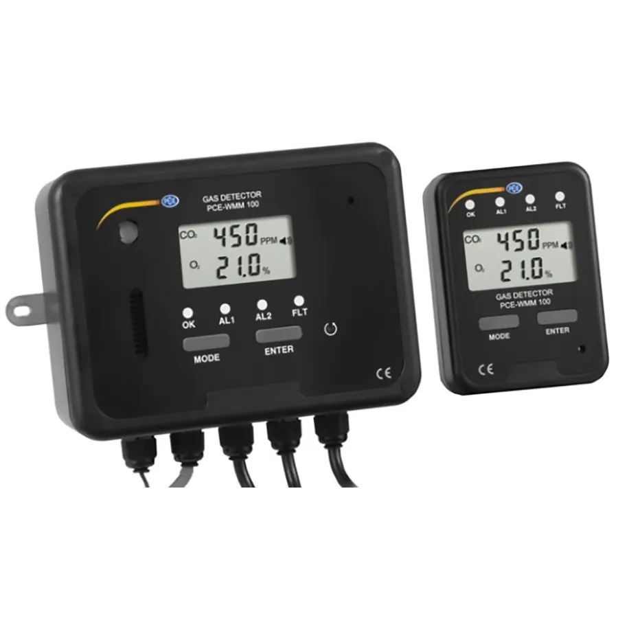 PCE Instruments PCE-WMM 100 Rilevatore di gas fisso CO2/O2