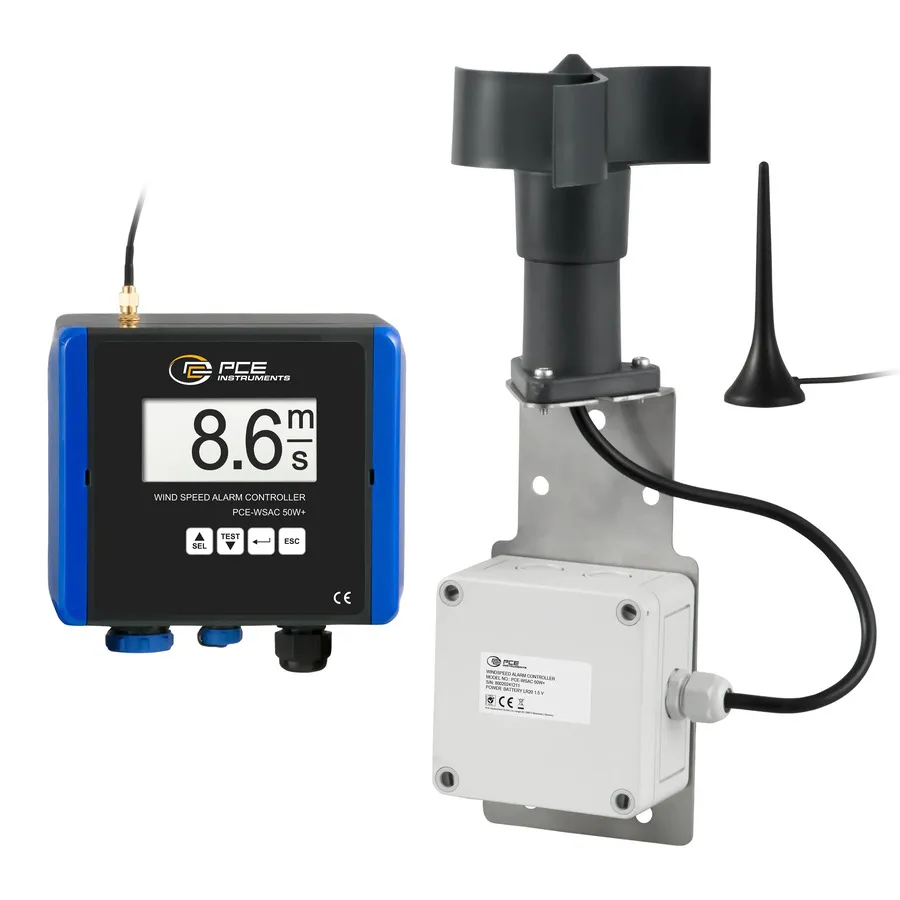 PCE Instruments PCE-WSAC 50W+ 230 Misuratore di Velocità del Vento