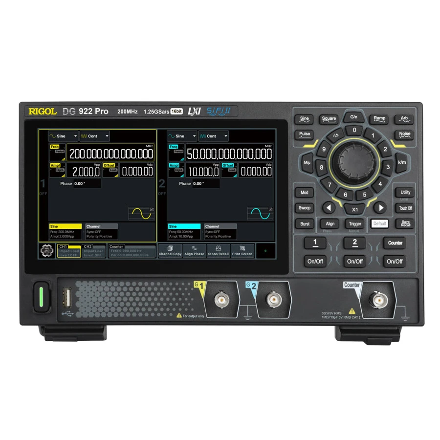 Generatore di onde arbitrarie RIGOL DG922 Pro