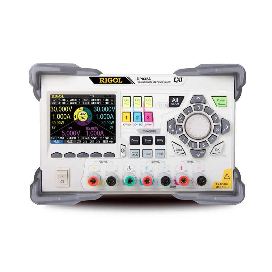 Alimentatore DC programmabile triplo RIGOL DP832A