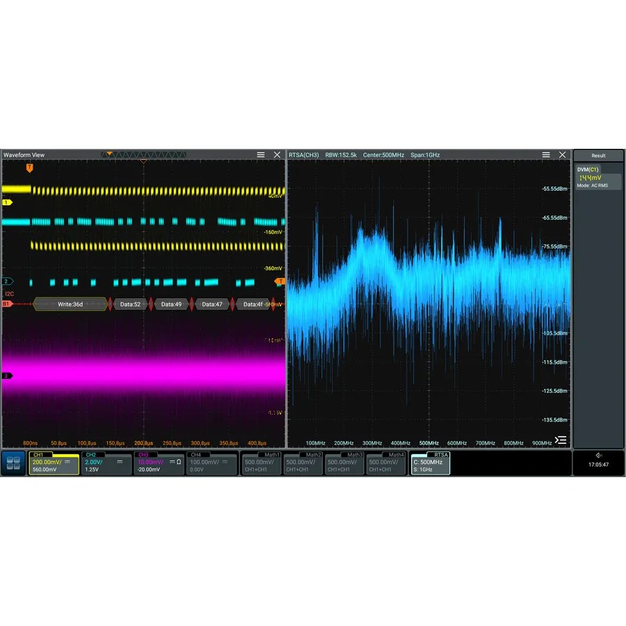 RIGOL DS70000-AUDIOA Trigger e Analisi Bus Seriale Audio
