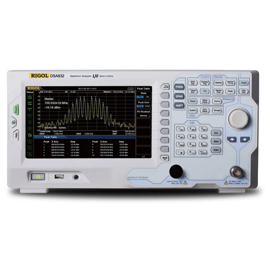 Analizzatore di Spettro RF RIGOL DSA832