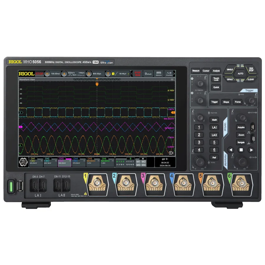 RIGOL MHO5056 Oscilloscopio Digitale con Analizatore Logico e AFG
