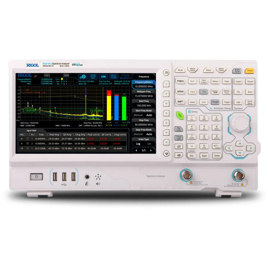 Analizzatore di spettro in tempo reale RIGOL RSA3015E-TG con generatore di inseguimento