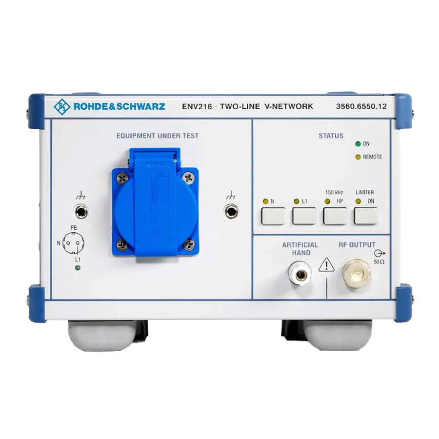 Rete di Stabilizzazione dell'Impedenza Rohde & Schwarz ENV216