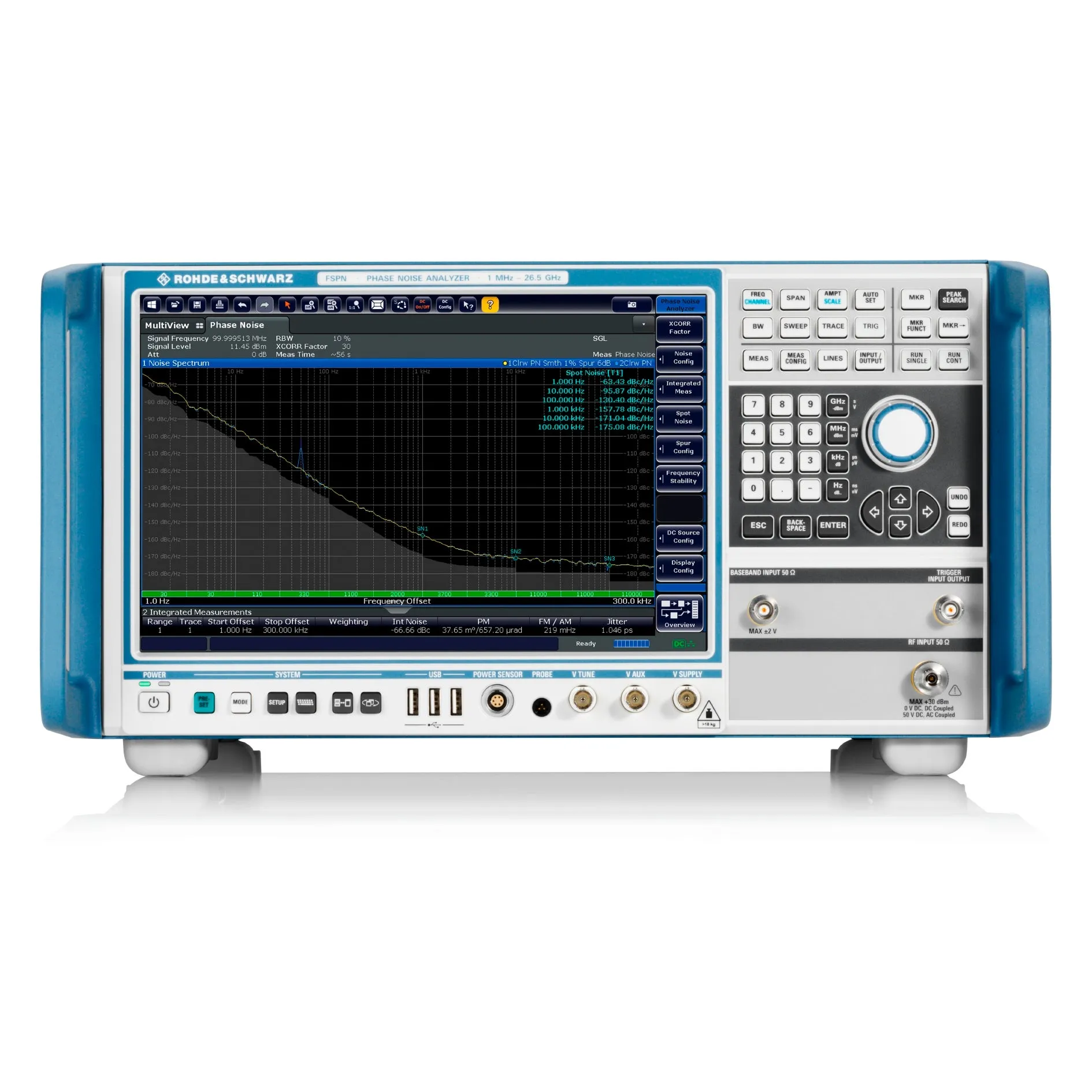 Analizzatore di Rumore di Fase Rohde & Schwarz FSPN8 e Tester VCO