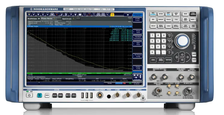 Analizzatore di Rumore di Fase Rohde & Schwarz FSWP26 e Tester VCO