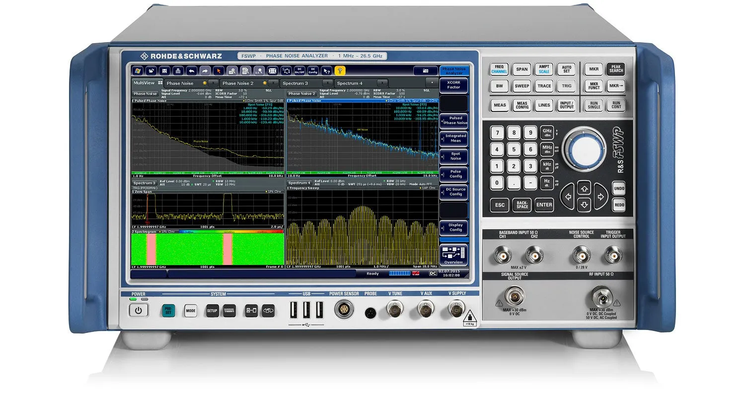 Analizzatore di Rumore di Fase Rohde & Schwarz FSWP50 e Tester VCO