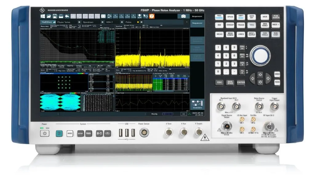 Analizzatore di Rumore di Fase Rohde & Schwarz FSWP8 e Tester VCO