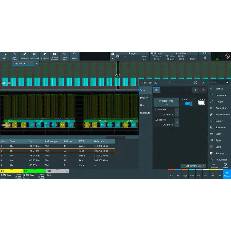 Bundle di applicazioni software Rohde & Schwarz MXO3-PK1