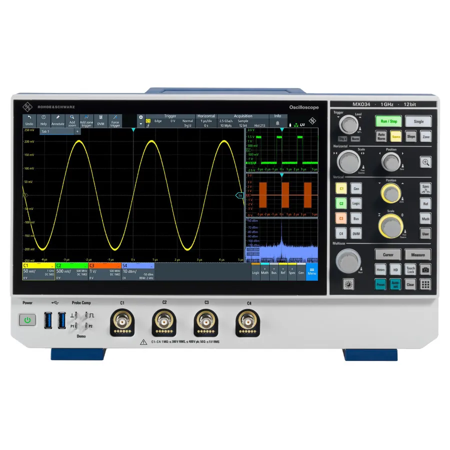 Oscilloscopio in segnale misto Rohde & Schwarz MXO34-1PK