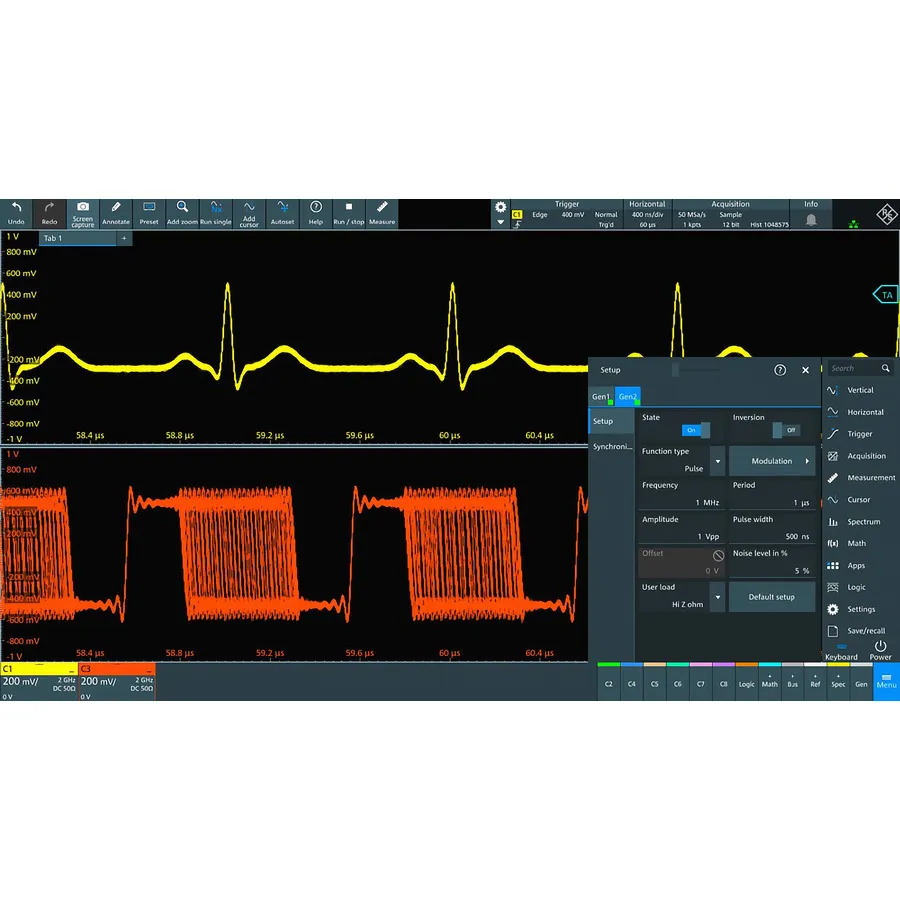 Opzione Generatore di Forme d'Onda Arbitrarie Rohde & Schwarz MXO5C-B6