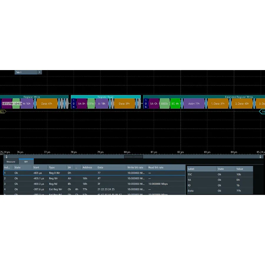 Rohde & Schwarz MXO5C-K550 Opzione Protocolli MIPI a Bassa Velocità