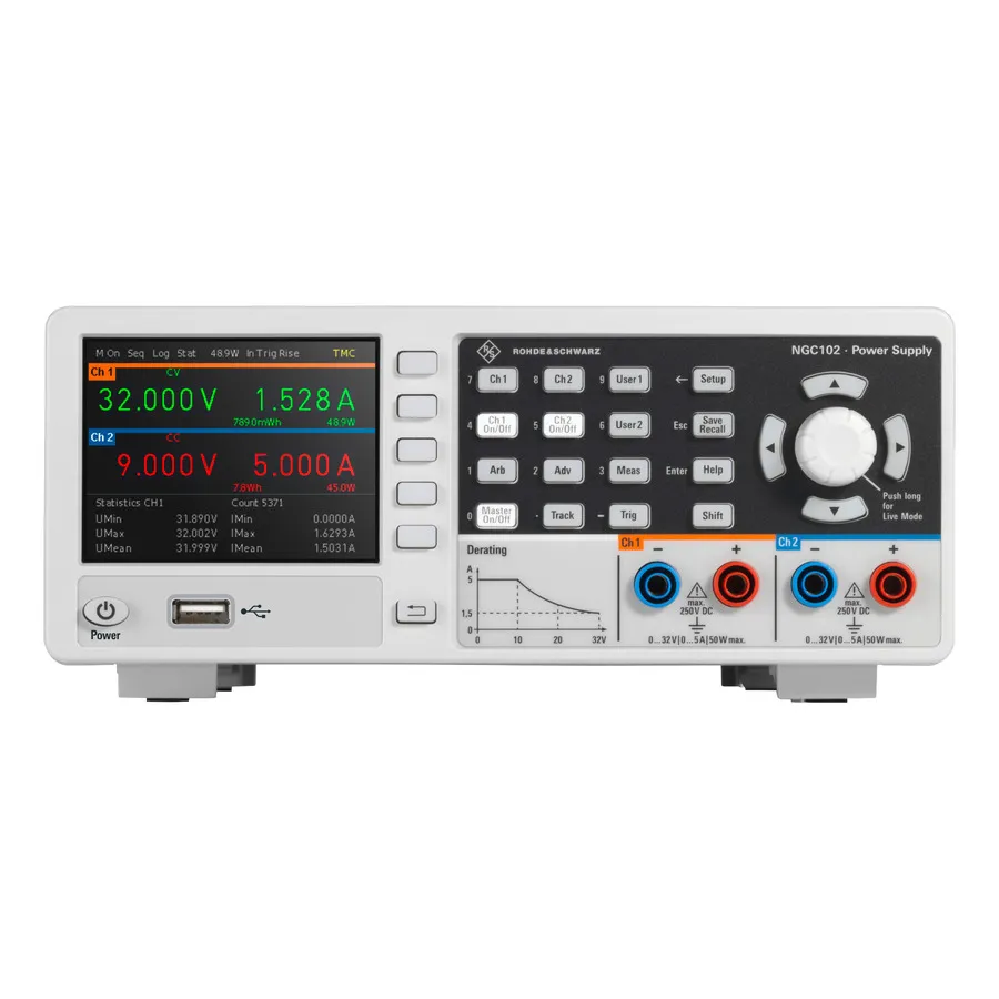 Rohde & Schwarz NGC102 Alimentatore Doppia Uscita