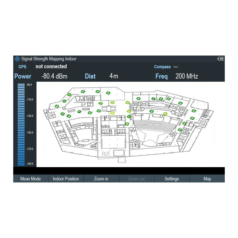 Licenza Software Rohde & Schwarz ZPH-K16 per la Mappatura della Potenza del Segnale