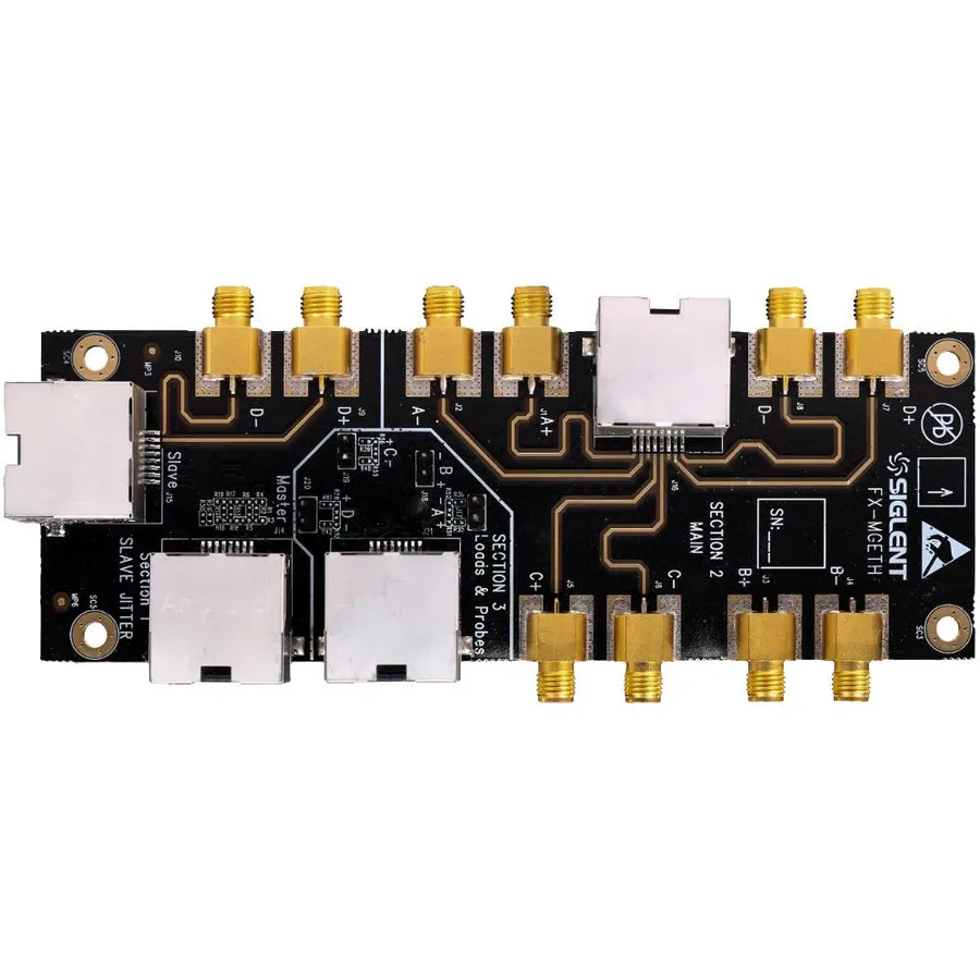 Siglent FX-MGETH Fixture di Test Ethernet 2.5G/5G/10G