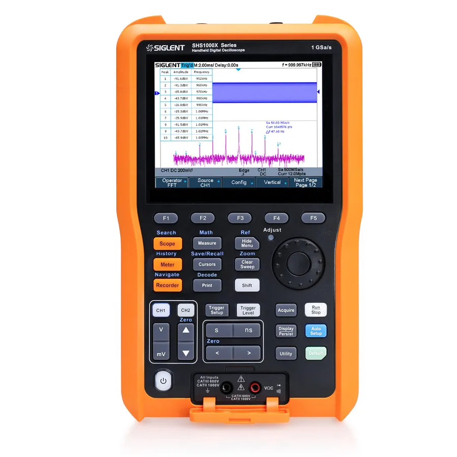 Oscilloscopio Portatile Siglent SHS1102X