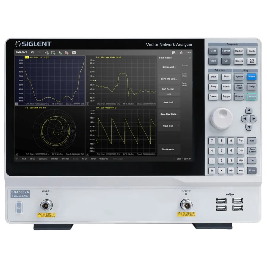 Analizzatore di Rete Vettoriale Siglent SNA5002A