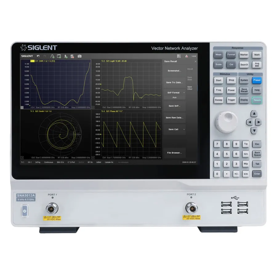 Siglent SNA5012A Analizzatore di Rete Vettoriale
